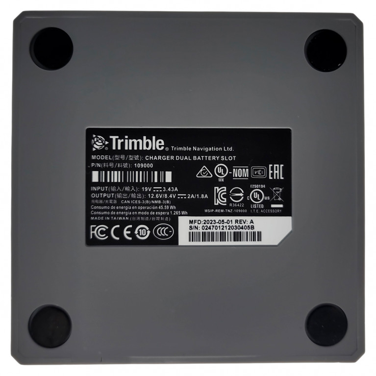 Зарядное устройство типа TRIMBLE 76767 (тип 109000 101071-00-04) аналог