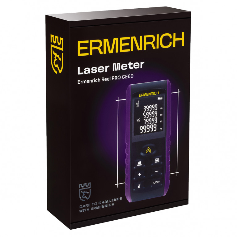 Лазерный дальномер Ermenrich Reel PRO GE60 фиолетовый