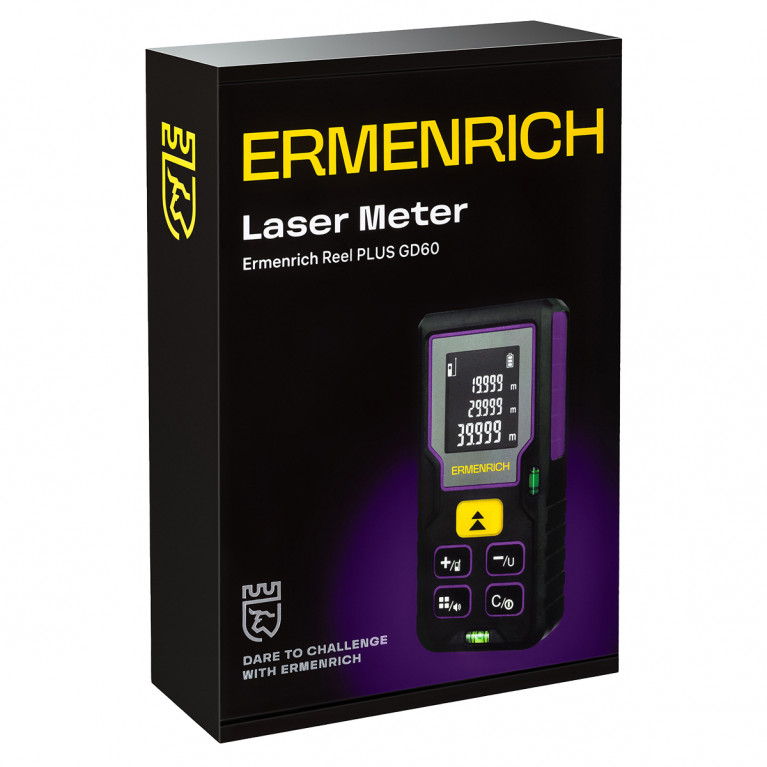 Лазерный дальномер Ermenrich Reel PLUS GD60 фиолетовый