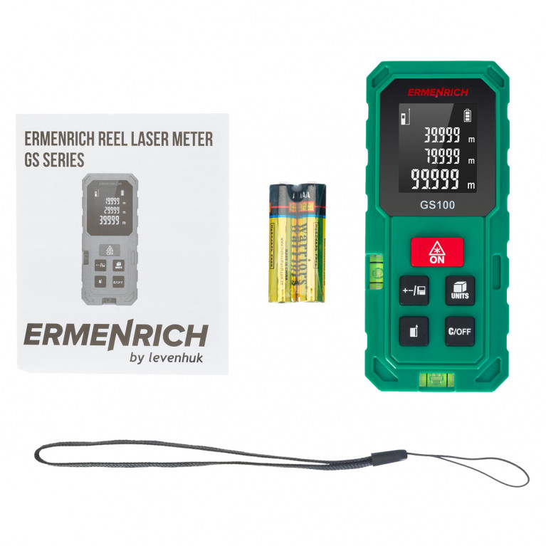 Лазерный дальномер Ermenrich Reel PLUS GS100