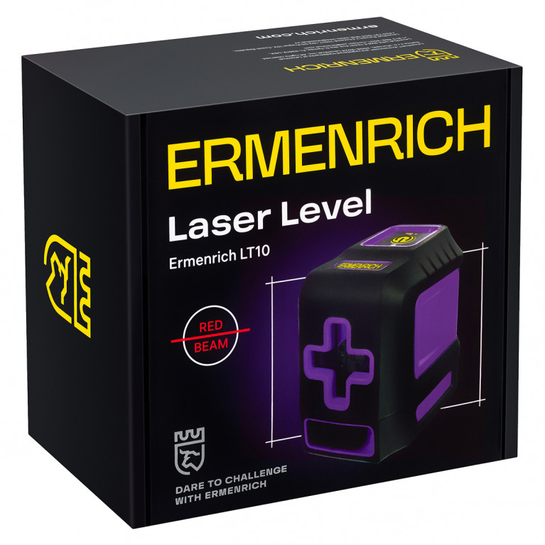 Лазерный уровень Ermenrich BASE LT10 фиолетовый