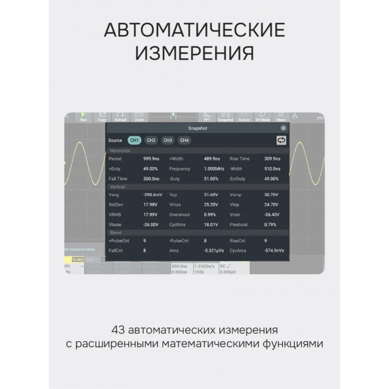 Цифровой осциллограф RGK DO1004