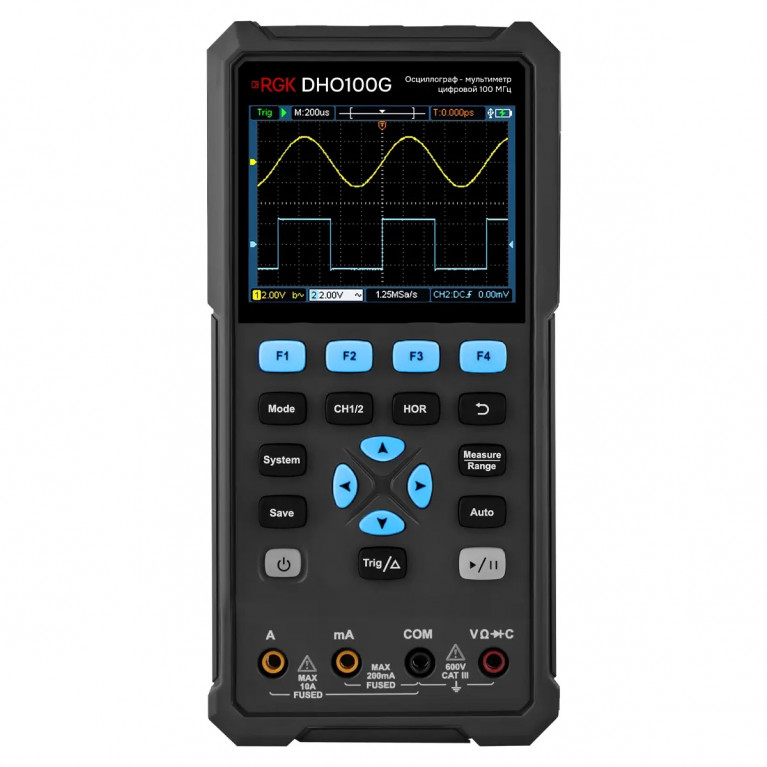 Осциллограф - мультиметр RGK DHO100G