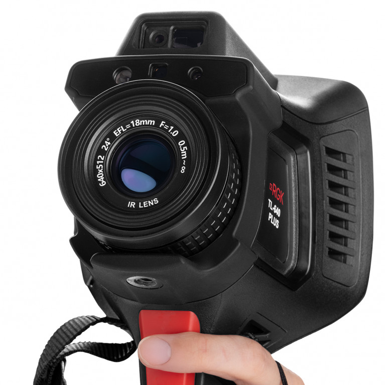 Тепловизор RGK TL-640 Plus с поверкой в комплекте с телеобъективом 6°