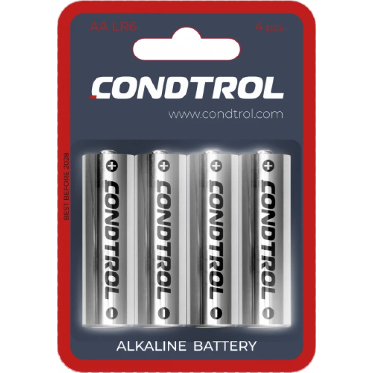 Щелочная батарея Condtrol AA LR6 4шт